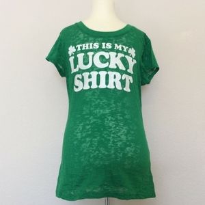 Green St. Patrick's Day Lucky Holiday - T-shirt